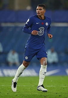 Images Dated 7th November 2020: Thiago Silva in Action: Chelsea vs Sheffield United, Premier League (Behind Closed Doors)