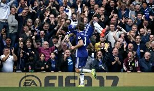 Images Dated 15th October 2016: Triple Thrill: Victor Moses Hat-Trick Leads Chelsea to Exhilarating Victory over Leicester City