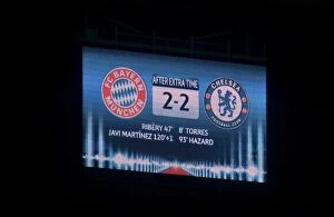 Images Dated 30th August 2013: UEFA Super Cup Showdown: Chelsea vs. Bayern Munich - Extra Time Tension at Eden Arena