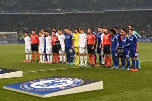 October 2015 Collection: United Against Discrimination: Chelsea and Dynamo Kiev Players Take a Stand in UEFA Champions