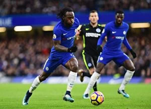 Images Dated 26th December 2017: Victor Moses in Action: Chelsea vs Brighton, Premier League, Stamford Bridge