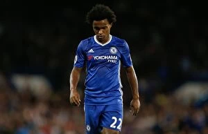 Images Dated 16th September 2016: Willian Ignites Home Victory: Chelsea vs Liverpool - Premier League