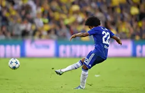 Willian Scores Chelsea's Second: Maccabi Tel Aviv vs Chelsea, UEFA Champions League, Group G, Sammy Ofer Stadium (November 2015)