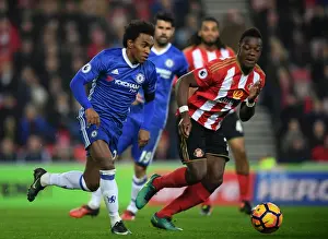 Willian vs. Kone: A Premier League Battle at Sunderland's Stadium of Light