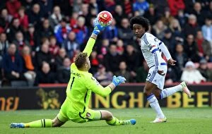 Images Dated 23rd April 2016: Willian's Third: AFC Bournemouth vs. Chelsea, Barclays Premier League