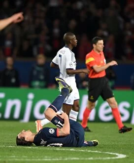 Images Dated 2nd April 2014: Zlatan Ibrahimovic's Injury Marrs PSG-Chelsea Quarterfinal Clash in UEFA Champions League