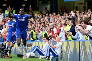 September 2015 Prints: Zouma Strikes First: Chelsea's Surprise Goal Against Arsenal in the Premier League (September 2015)